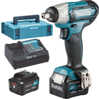 Makita TW141DSMJ Akku-Schlagschrauber 12 V / 2x 4,0 Ah Akku + Ladegerät in