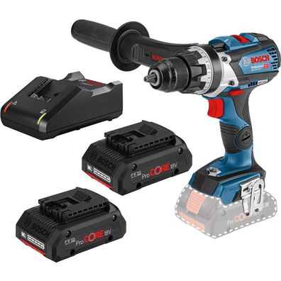 Bosch Akku-Bohrschrauber GSR 18V-110 C / 2x 4,0 Ah ProCORE18V Akku + Ladege