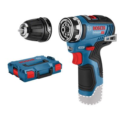 Bosch Akku-Bohrschrauber GSR 12V-35 FC FlexiClick Professional Solo inkl. B