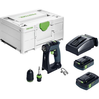 Festool Akku-Bohrschrauber CXS 18 C 3,0-Plus / 2x 3,0 Ah Akku + Ladegerät i