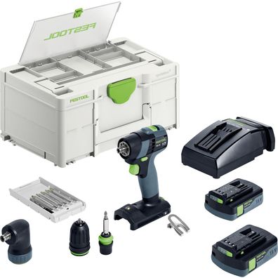 Festool Akku-Bohrschrauber TXS 18 C 3,0-Set / 2x 3,0 Akku + Ladegerät im Sy