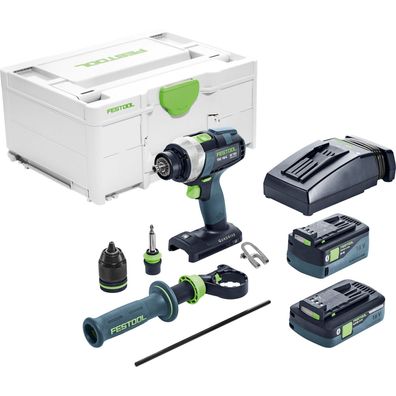 Festool Akku-Bohrschrauber TDC 18/4 5,0/4,0 I-Plus Quadrive / 1x 4,0 1x 5,0