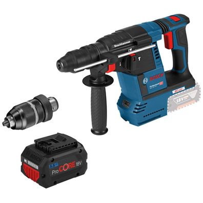 Bosch Akku-Bohrhammer GBH 18V-26 F / 1x 5,5 Ah ProCORE18V Akku