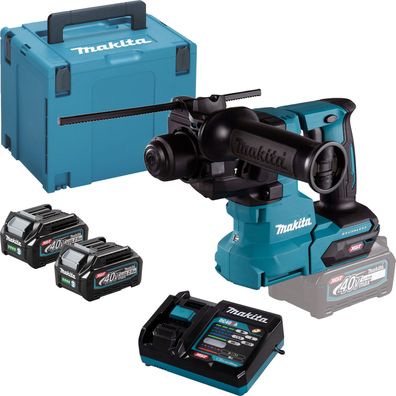 Makita HR010GD201 Akku-Kombihammer SDS-PLUS 40 V max. / 2x 2,5 Ah + Ladeger