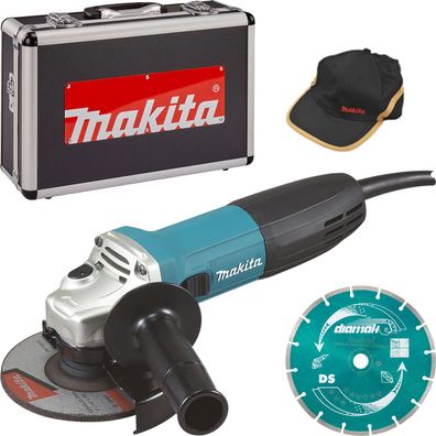 Makita GA5030RSP1 Winkelschleifer Ø 125 mm 720 W + Zubehör im Koffer