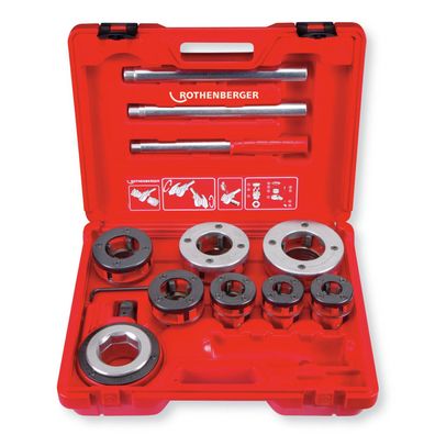 Rothenberger SUPER CUT-Set, BSPT R, 3/8-2" im Koffer - 070891X