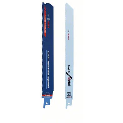 Bosch Säbelsägeblatt-Set: S 1122 BF + 1 EXPERT S 1155 HHM , 25-tlg. - 26086