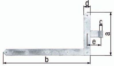 GAH Alberts Torwinkelband 600x1.000x60x120mm STA TZN li. ob 8mm - 312947