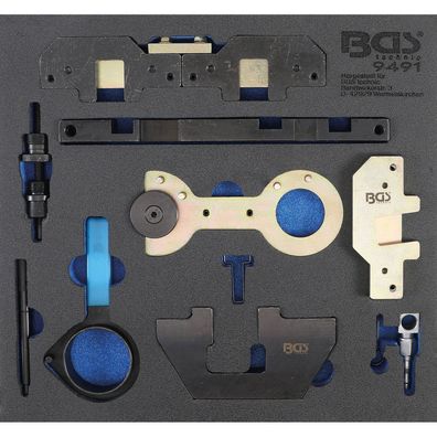 BGS Werkstattwageneinlage 2/3: Motor-Einstellwerkzeug-Satz für BMW M40 / M4