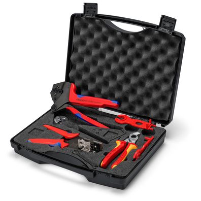 Knipex Werkzeugkoffer PV für MC4 - 979104V02