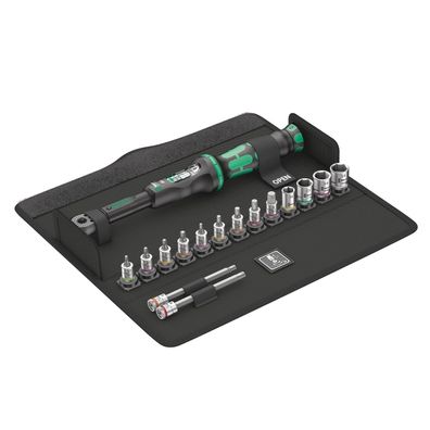 Wera Bicycle Set Torque 1 - 16tlg. Click-Torque A5 in textiler Box mit Nüss