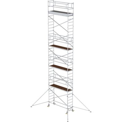 Günzburger Steigtechnik Rollgerüst 0,75 x 2,45 m mit Ausleger Plattformhöhe