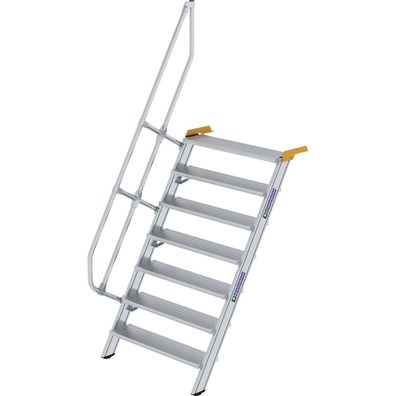 Günzburger Steigtechnik Treppe 60° Stufenbreite 1.000 mm 7 Stufen Aluminium