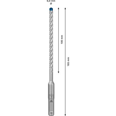 Bosch 30x Expert SDS plus-7X Hammerbohrer 6 x 100 x 165 mm - 2608900181