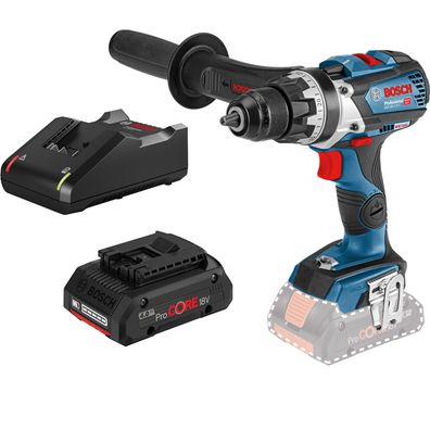 Bosch Akku-Bohrschrauber GSR 18V-110 C / 1x 4,0 Ah ProCORE18V Akku + Ladege