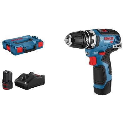 Bosch Akku-Bohrschrauber GSR 12V-35 FC FlexiClick 12 V / 2x 3,0 Ah Akku + L