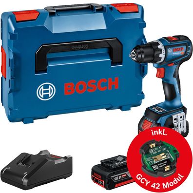 Bosch Akku-Bohrschrauber GSR 18V-90 C 2x 5,0 Ah Akku + Ladegerät in L-Boxx