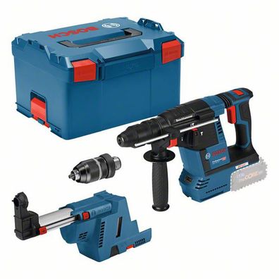 Bosch Akku-Bohrhammer GBH 18V-26 F + GDE mit SDS plus Solo inkl. Staubabsau