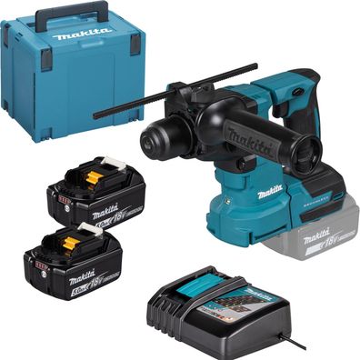 Makita DHR183RTWJ Akku-Kombihammer für SDS-PLUS 18V / 2x 5,0 Ah Akku + Lade