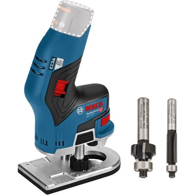 Bosch Akku-Kantenfräse GKF 12V-8 Solo inkl. 2x Fräser - 06016B0002