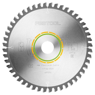 Festool Kreissägeblatt WOOD FINE CUT HW 216 x 2,3 x 30 W48 - 491050