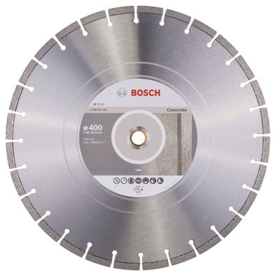 Bosch Diamanttrennscheibe Standard for Concrete, 400 x 20,00 + 25,40 x 3,2 x