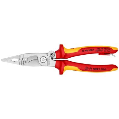 Knipex Elektro-Installationszg. Befestigungsöse verchromt, isoliert mit Mehr