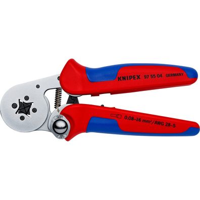 Knipex Selbsteinst. Crimpzange fürAderendhuelsen - 975504