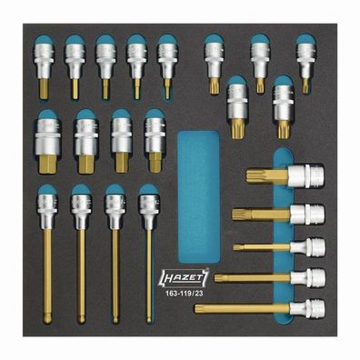 Hazet Werkzeugmodul 163-119/23 23-teilig - 163-119/23
