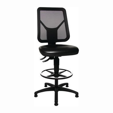 Topstar Arbeitsdrehstuhl TEC 80 C Bodengleiter + Fußring - 73280PU0T