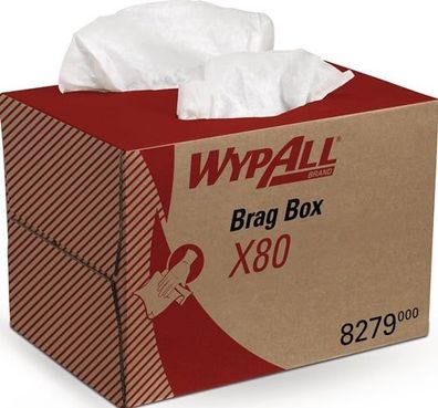 WYPALL Wischtuch X80 8279 L424xB282ca. mm weiß 1-lagig Box - 8279