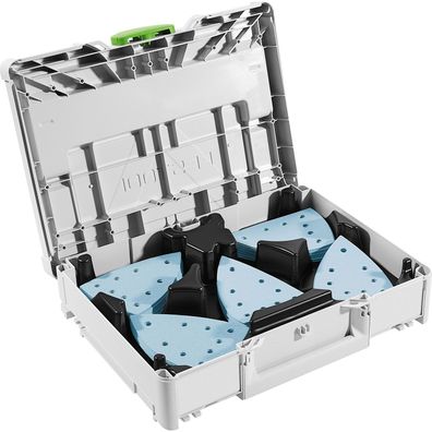 Festool Schleifmittel-Systainer³ SYS-STF DELTA GR-Set Granat - 578195