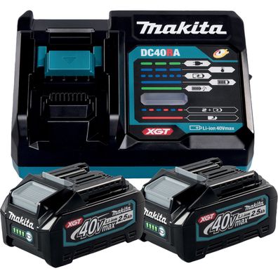 Makita Power Source Kit 40V / 2x 2,5 Ah - 191L76-1