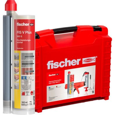 Fischer 6x Hochleistungsmörtel FIS V Plus 360 S im Thermosafekoffer - 55895