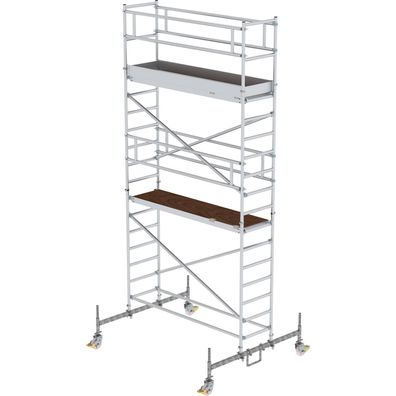 Günzburger Steigtechnik Rollgerüst 0,75 x 2,45 m mit Fahrbalken Plattformhö