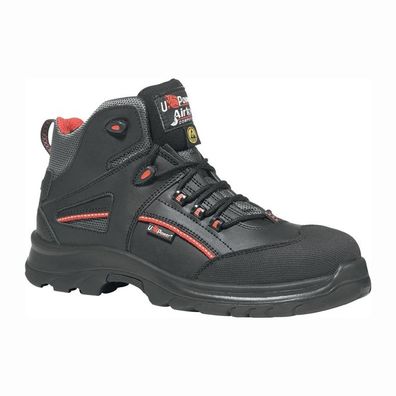 UPower Sicherheitsstiefel Teak Größe 45 schwarz / rot - RR10304-45