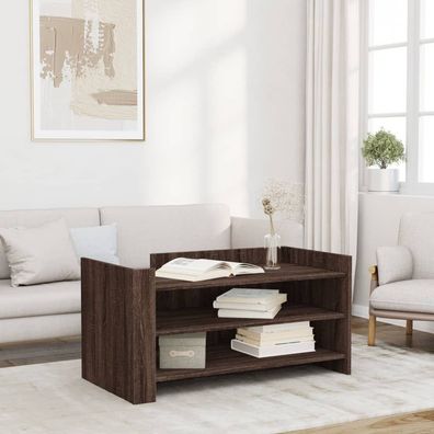 vidaXL Couchtisch Braun Eichen-Optik 100x50x50 cm Holzwerkstoff