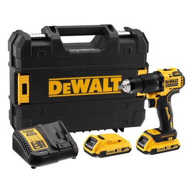 Dewalt DCD709D2T Akku-Schlagbohrschrauber XR 18 V / 2x 2,0 Ah Akku + Ladege