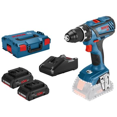 Bosch Akku-Bohrschrauber GSR 18V-28 / 2x 4,0 Ah ProCORE18V Akku + Ladegerät