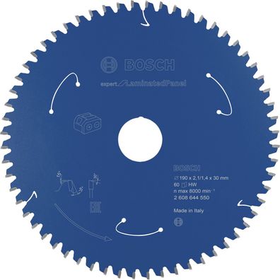 Bosch Kreissägeblatt Expert for Laminated Panel für Akku-Handkreissägen 190