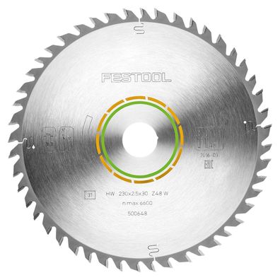 Festool Kreissägeblatt WOOD FINE CUT HW 230 x 2,5 x 30 W48 - 500648