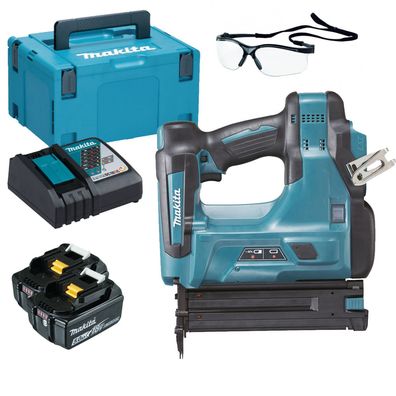 Makita DBN500RTJ Akku-Stauchkopfnagler 18 V / 2x 5,0 Ah Akku + Ladegerät im