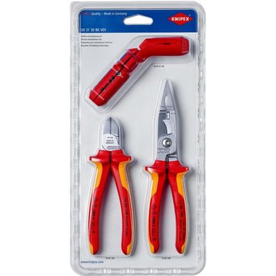 Knipex Elektro-Installationsset 3tlg. - 003130BKV01