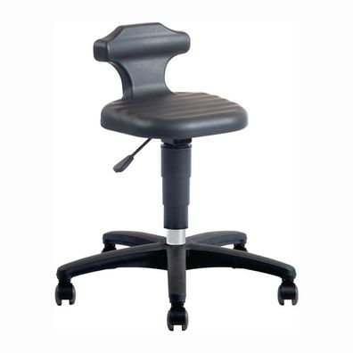 interstuhl Drehhocker Flex Rollen Integralschaum schwarz - 9408-2000
