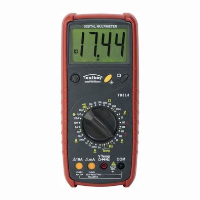 Testboy Digitalmultimeter Testboy 313 0-600 V AC, 0-600 V DC - TB 313