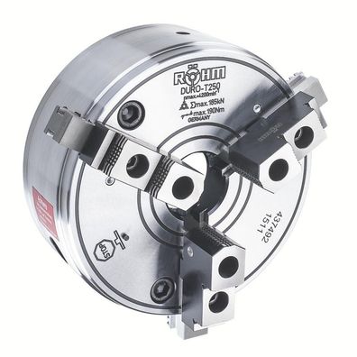 Röhm DURO-T 250, KK 8, ISO 702-2, Camlock, Grund- und Aufsatzbacken - 43766