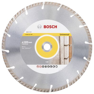 Bosch Diamanttrennscheibe Standard for Universal 300 x 22,23 x 3,3 x 10 mm