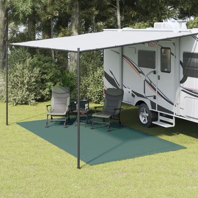 vidaXL Zeltteppich Grün 4,5x2,5 m