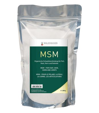 MSM Für Fell, Gelenke, Haut und Horn 1 kg