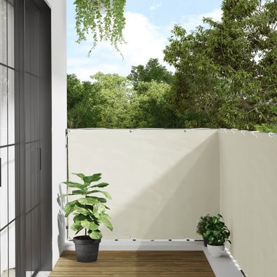 vidaXL Balkon-Sichtschutz Weiß 800x120 cm PVC